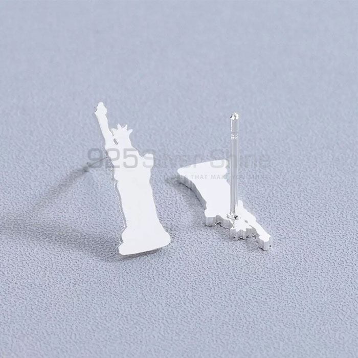 Handmade Statue Of Liberty Earrings In Sterling Silver MPME356