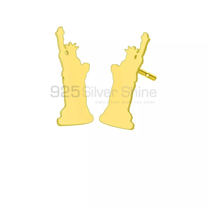 Handmade Statue Of Liberty Earrings In Sterling Silver MPME356_0