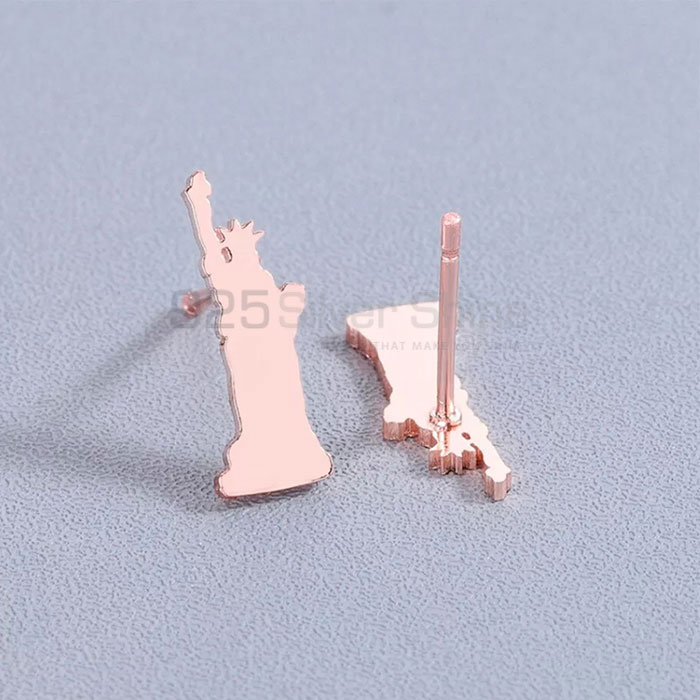 Handmade Statue Of Liberty Earrings In Sterling Silver MPME356_1