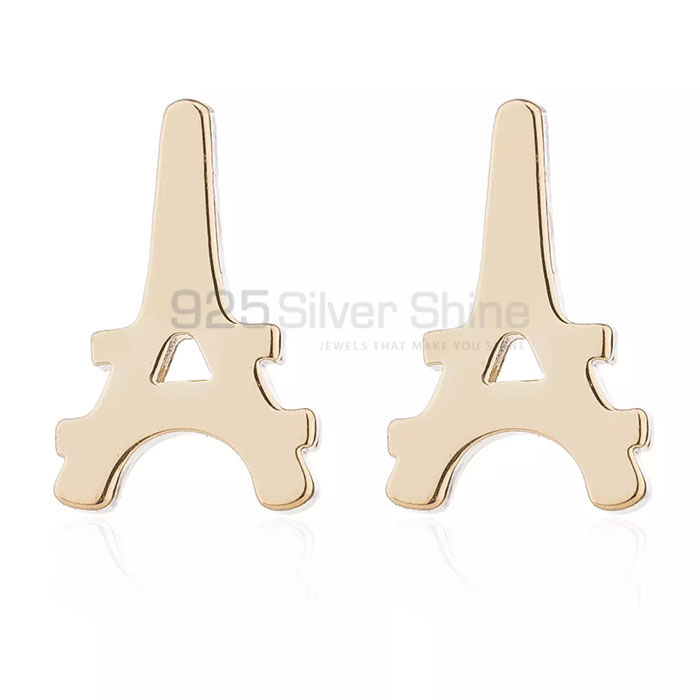 Handmade Sterling Silver Eifel Tower Stud Earring MPME355