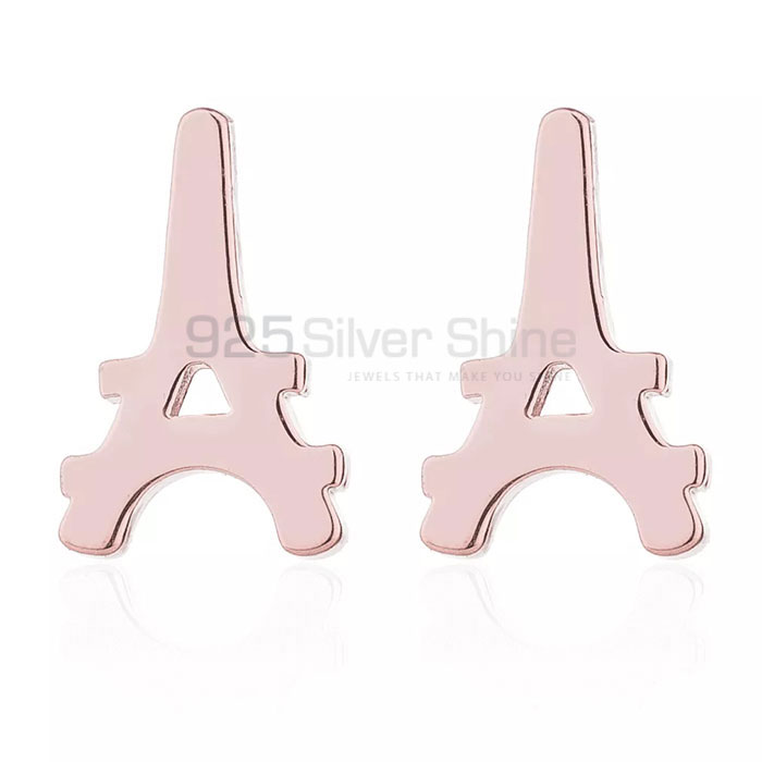 Handmade Sterling Silver Eifel Tower Stud Earring MPME355_0