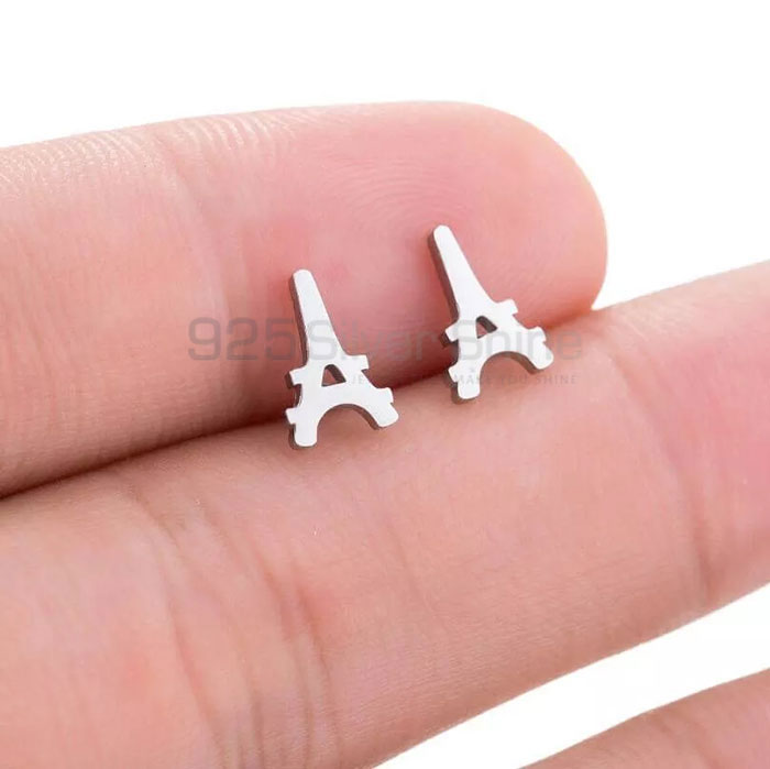 Handmade Sterling Silver Eifel Tower Stud Earring MPME355_2