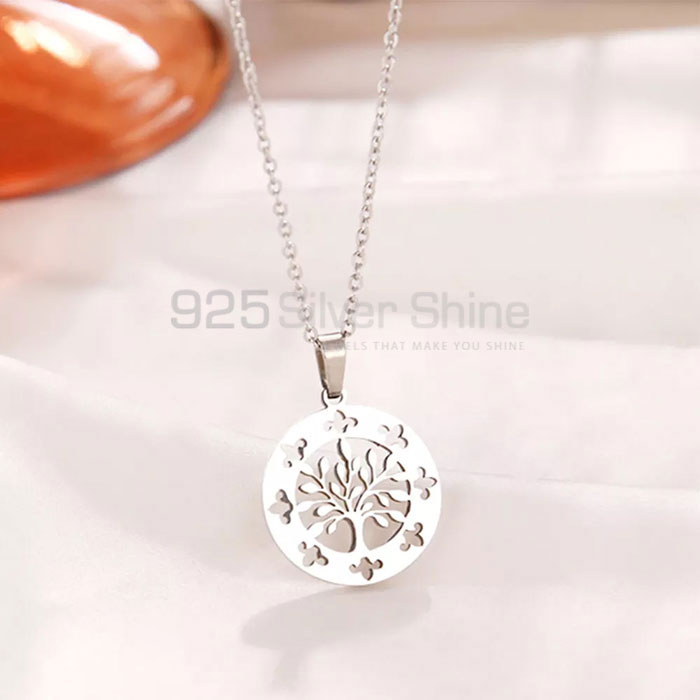 Handmade Sterling Silver Life Of Tree Necklace For Meditations TLMN609