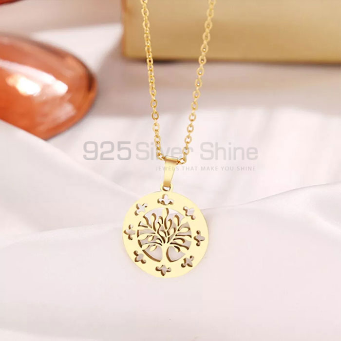 Handmade Sterling Silver Life Of Tree Necklace For Meditations TLMN609_0