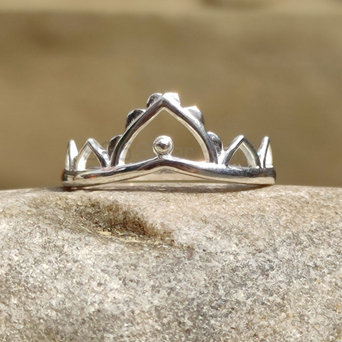 Handmade Sterling Silver Queen's Crown Ring SSR75
