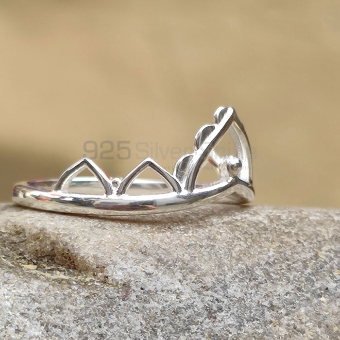 Handmade Sterling Silver Queen's Crown Ring SSR75_0