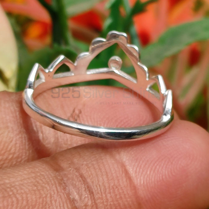 Handmade Sterling Silver Queen's Crown Ring SSR75_2