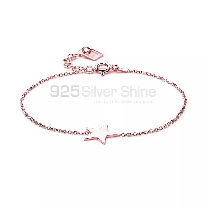 Handmade Sterling Silver Star Charm Minimalist Bracelet STMR479_1
