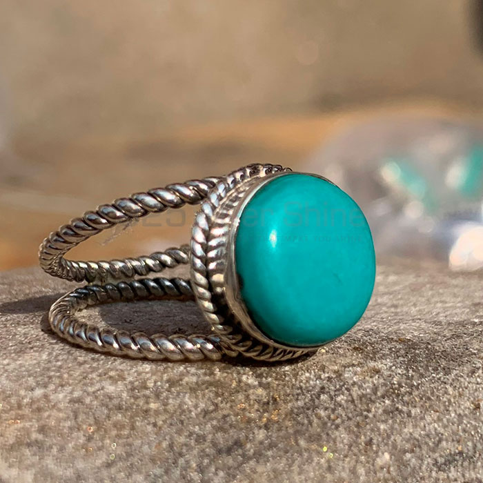 Handmade Antique 925 Silver Ring In Turquoise Gemstone SSR131-1
