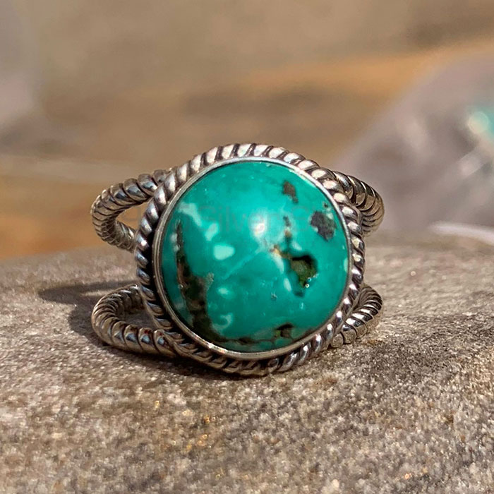 Handmade Antique 925 Silver Ring In Turquoise Gemstone SSR131-1_0