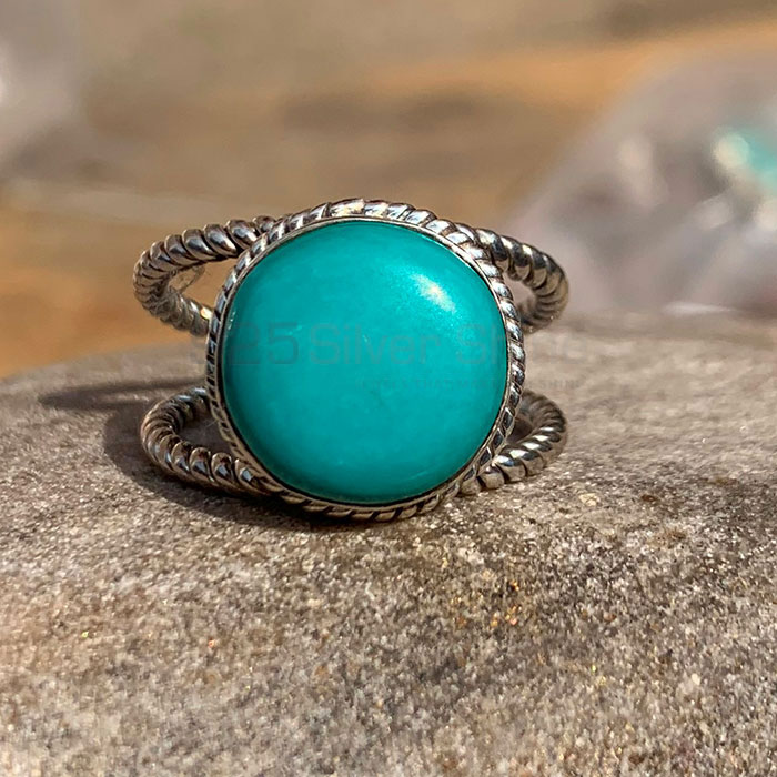 Handmade Antique 925 Silver Ring In Turquoise Gemstone SSR131-1_4