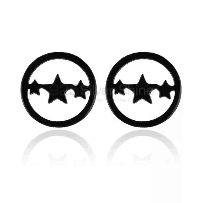 Handmade Three Star Minimalist 925 Silver Earring Jewelry STME491_0