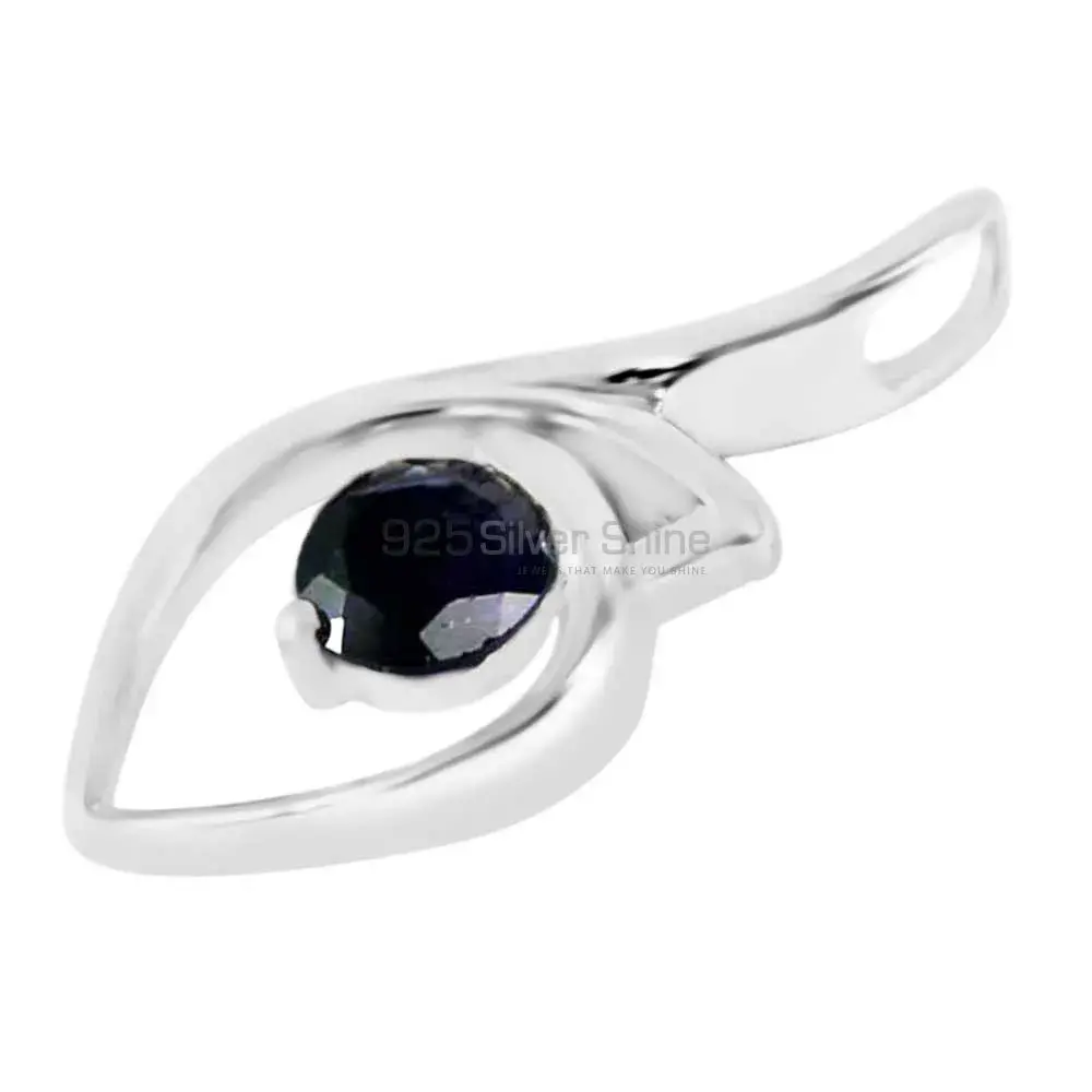 925 Fine Silver Pendants In Iolite Gemstone Jewelry 925SP207-4_0