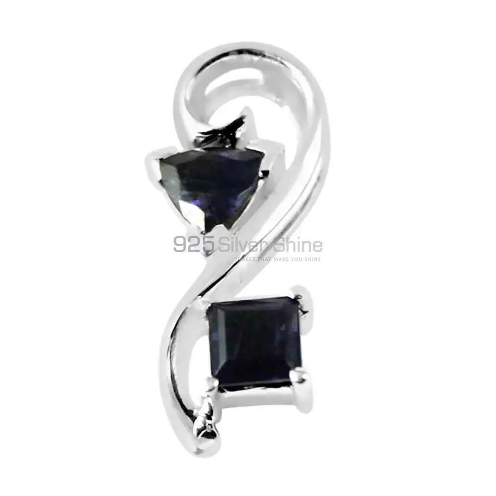 925 Solid Silver Pendants In Iolite Gemstone Jewelry 925SP253-7_1