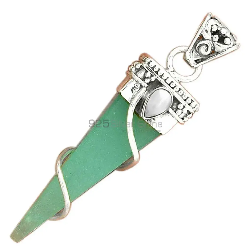 925 Solid Silver Pendants In Multi Gemstone Jewelry 925SP35-2_3