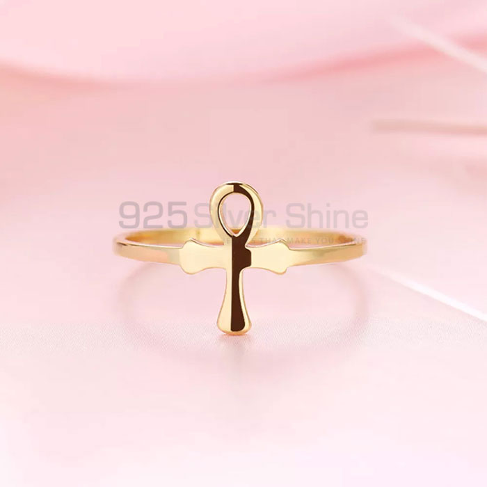 High Quality 925 Sterling Silver Cross Ring CRMR80_0