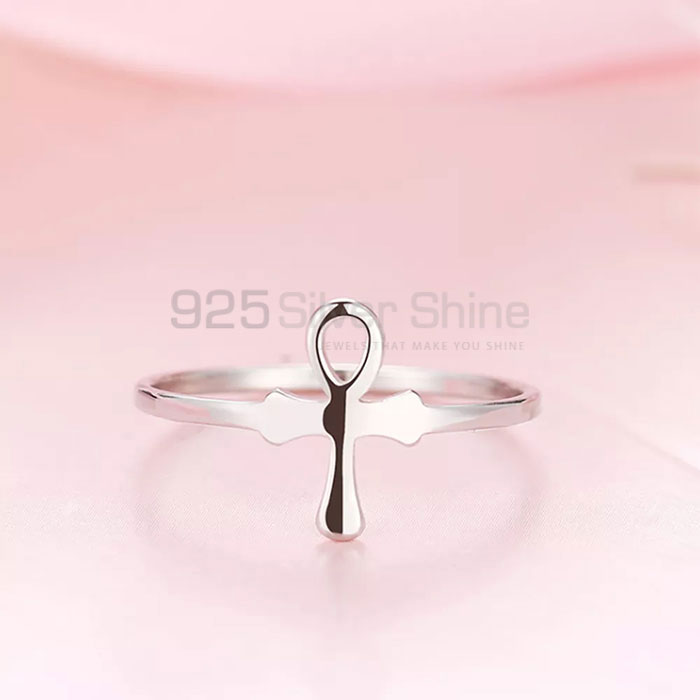 High Quality 925 Sterling Silver Cross Ring CRMR80_2