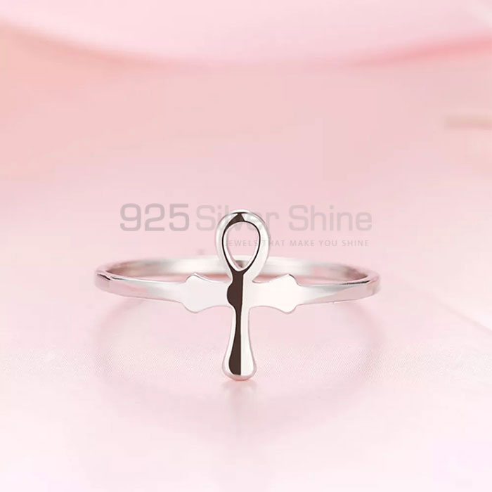 925 Sterling Silver Cross Ring CRMR80_2