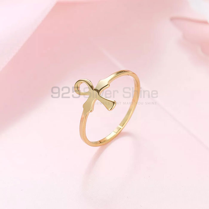 925 Sterling Silver Cross Ring CRMR80_3