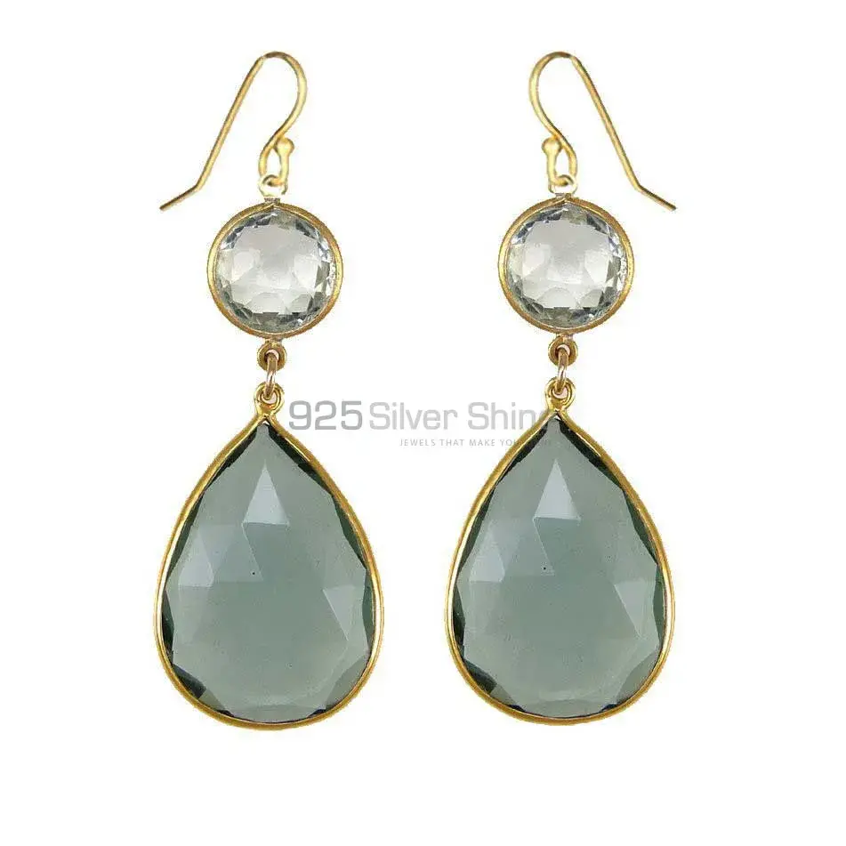 High Quality 925 Sterling Silver Earrings In Quartz Gemstone Jewelry 925SE1880
