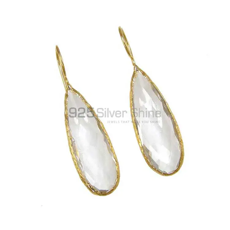 925 Sterling Silver Handmade Earrings In Crystal Gemstone Jewelry 925SE1962_1