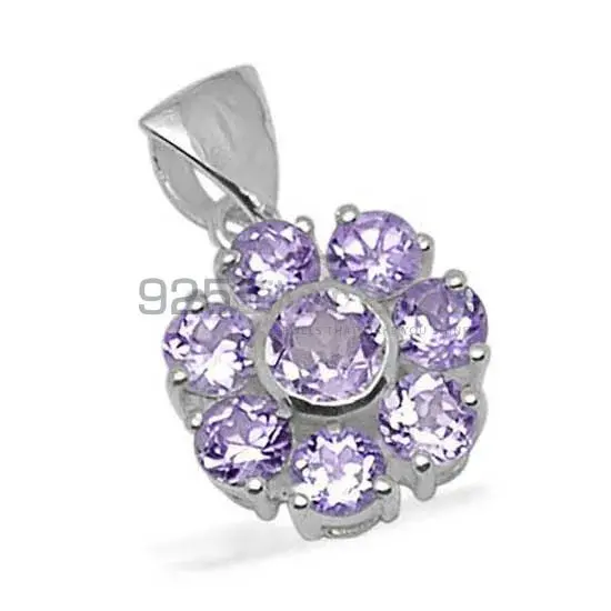 925 Sterling Silver Handmade Pendants In Amethyst Gemstone Jewelry 925SP1431_0