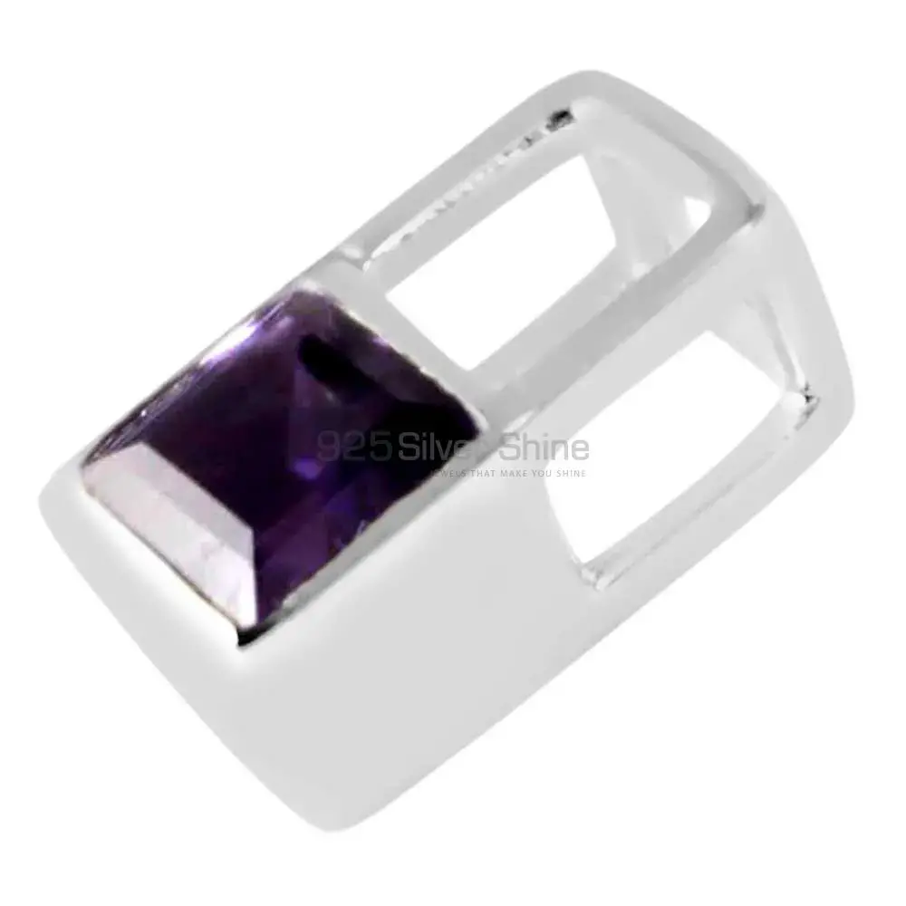 High Quality 925 Sterling Silver Handmade Pendants In Amethyst Gemstone Jewelry 925SP263-2_0