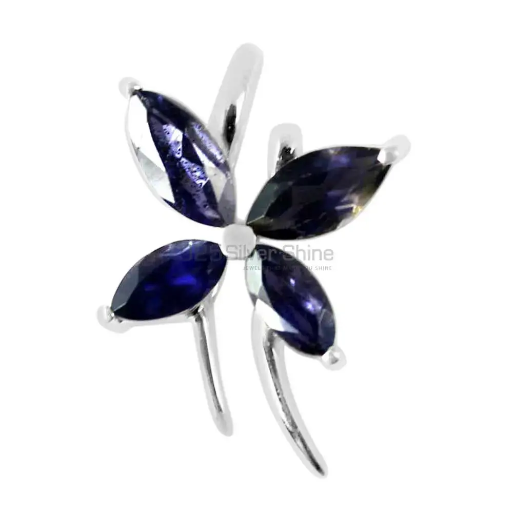 High Quality 925 Sterling Silver Handmade Pendants In Iolite Gemstone Jewelry 925SP223-3_0