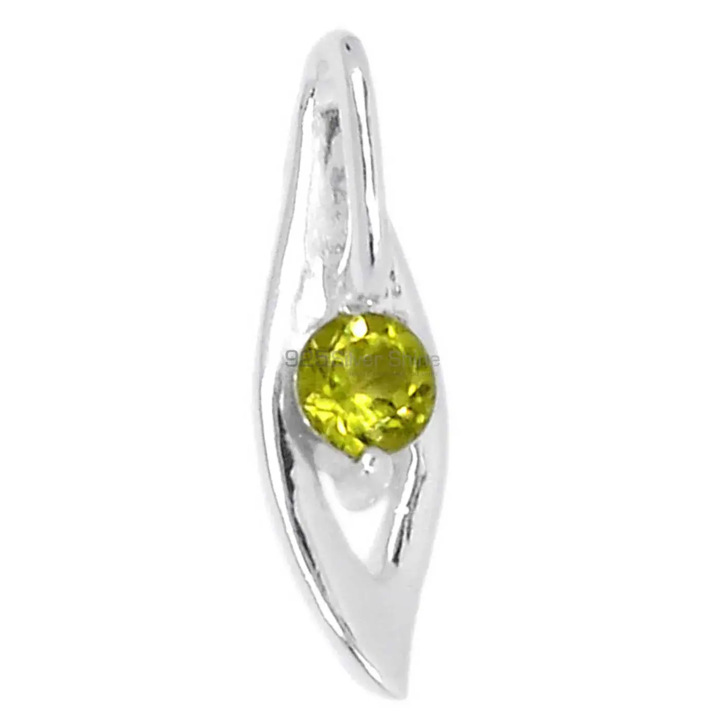 High Quality 925 Sterling Silver Handmade Pendants In Peridot Gemstone Jewelry 925SP280-1_1