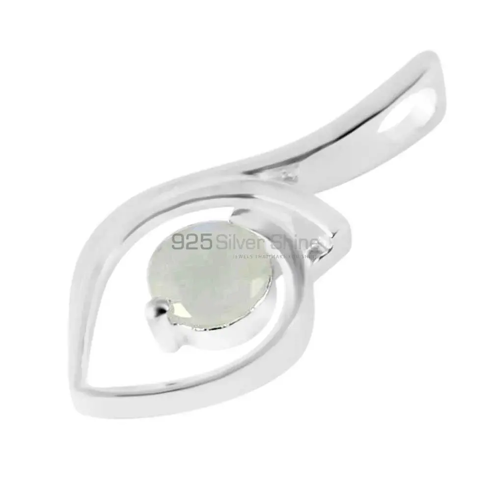 925 Sterling Silver Handmade Pendants In Rainbow Gemstone Jewelry 925SP207-5_1