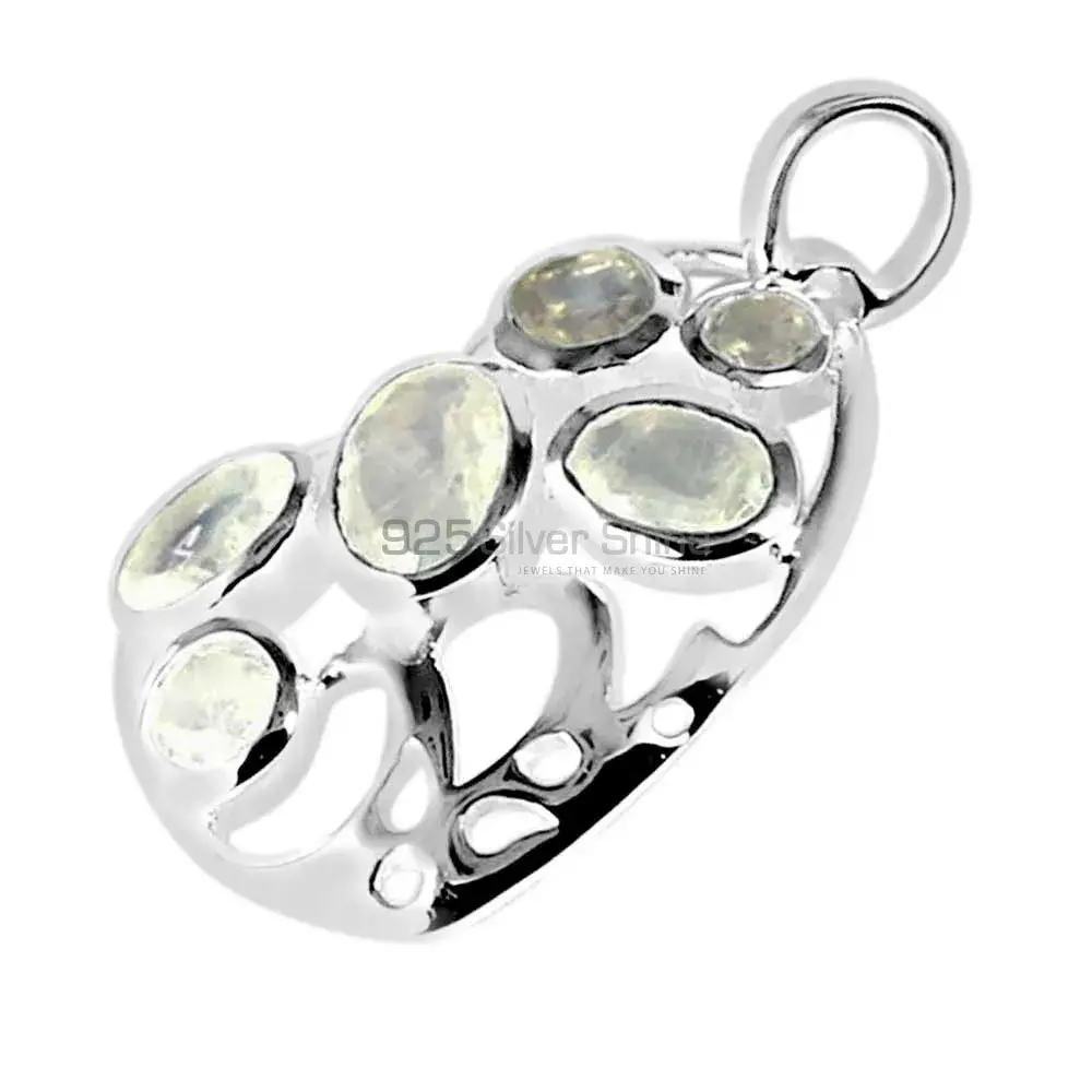 High Quality 925 Sterling Silver Handmade Pendants In Rainbow Gemstone Jewelry 925SP230-6_0