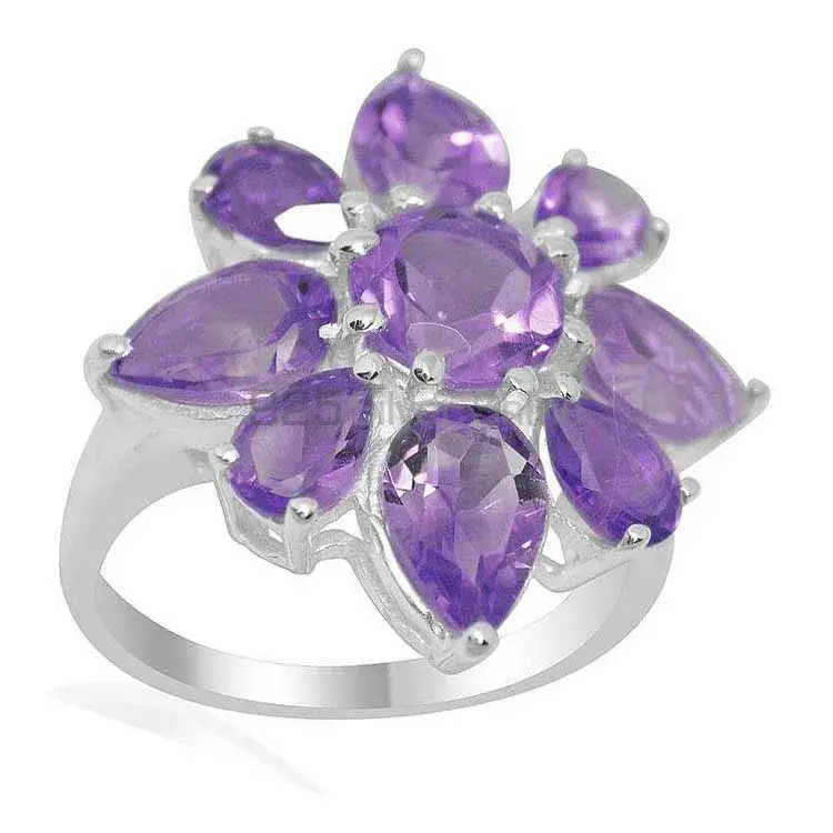 High Quality 925 Sterling Silver Handmade Rings In Amethyst Gemstone Jewelry 925SR2029_0