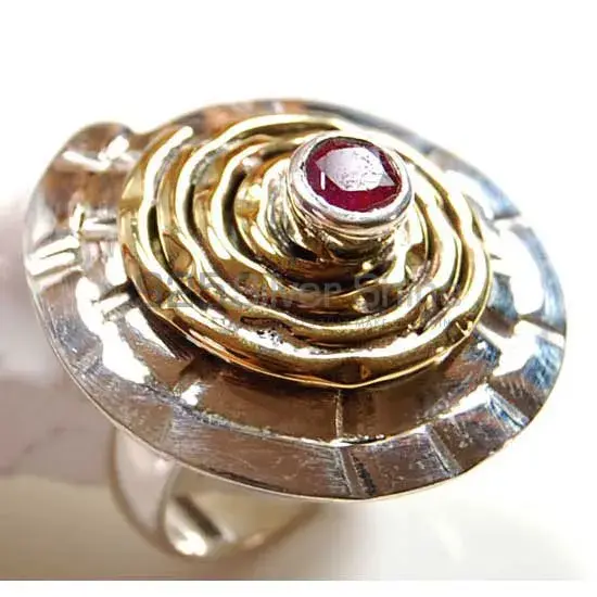 925 Sterling Silver Handmade Rings In Dyed Ruby Gemstone Jewelry 925SR3790