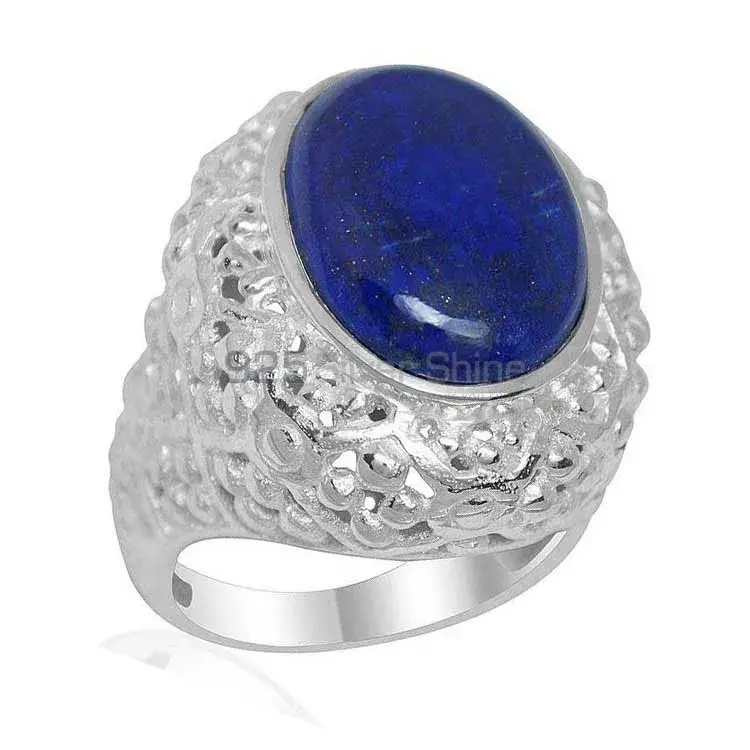 High Quality 925 Sterling Silver Handmade Rings In Lapis Gemstone Jewelry 925SR1950