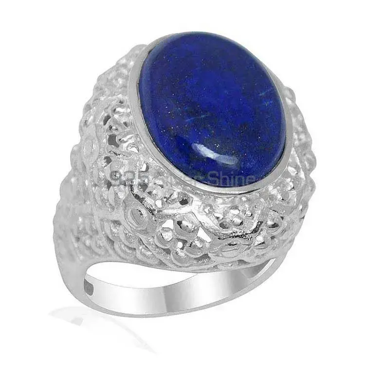 925 Sterling Silver Handmade Rings In Lapis Gemstone Jewelry 925SR1950