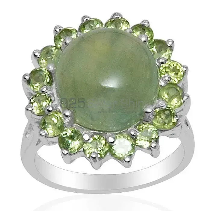 925 Sterling Silver Handmade Rings In Multi Gemstone Jewelry 925SR1488