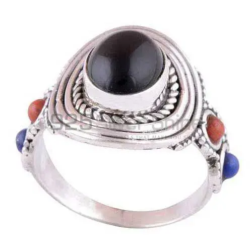 High Quality 925 Sterling Silver Handmade Rings In Multi Gemstone Jewelry 925SR2986