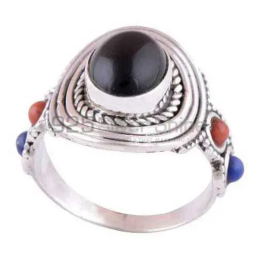 925 Sterling Silver Handmade Rings In Multi Gemstone Jewelry 925SR2986_0