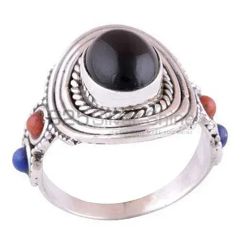 925 Sterling Silver Handmade Rings In Multi Gemstone Jewelry 925SR2986_1