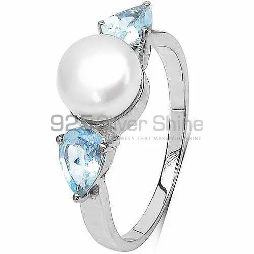 925 Sterling Silver Handmade Rings In Multi Gemstone Jewelry 925SR3065_2
