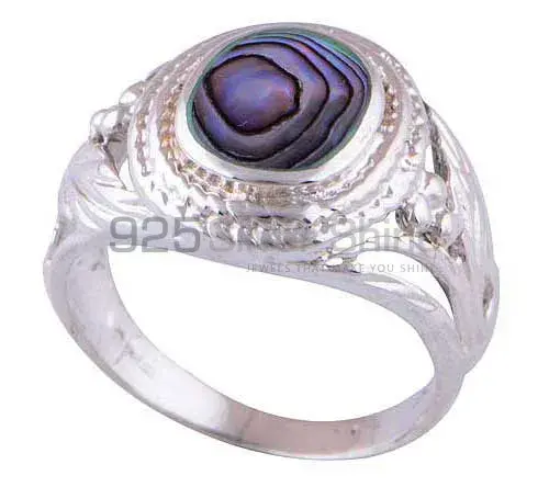 High Quality 925 Sterling Silver Rings In Abalone Shell Gemstone Jewelry 925SR2904_0