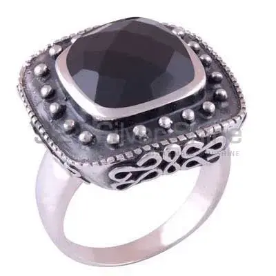 925 Sterling Silver Rings In Black Onyx Gemstone Jewelry 925SR3472