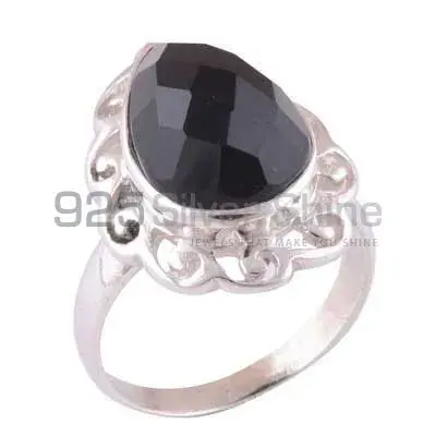 925 Sterling Silver Rings In Black Onyx Gemstone Jewelry 925SR3902