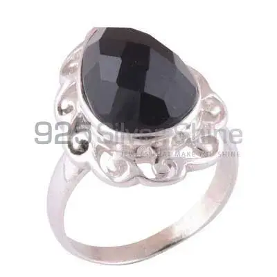 925 Sterling Silver Rings In Black Onyx Gemstone Jewelry 925SR3902_0