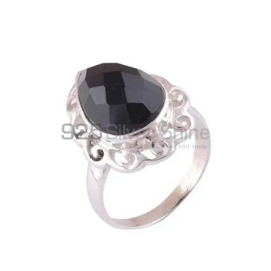 925 Sterling Silver Rings In Black Onyx Gemstone Jewelry 925SR3902_1