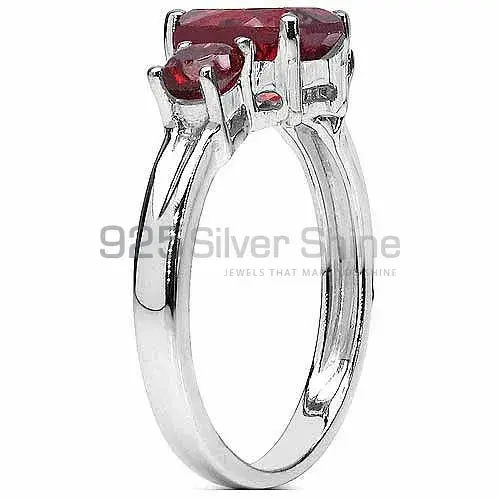 High Quality 925 Sterling Silver Rings In Garnet Gemstone Jewelry 925SR3062_0