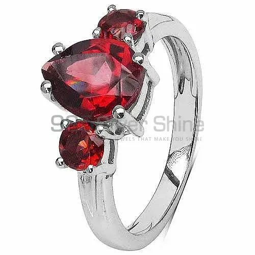 High Quality 925 Sterling Silver Rings In Garnet Gemstone Jewelry 925SR3062_1