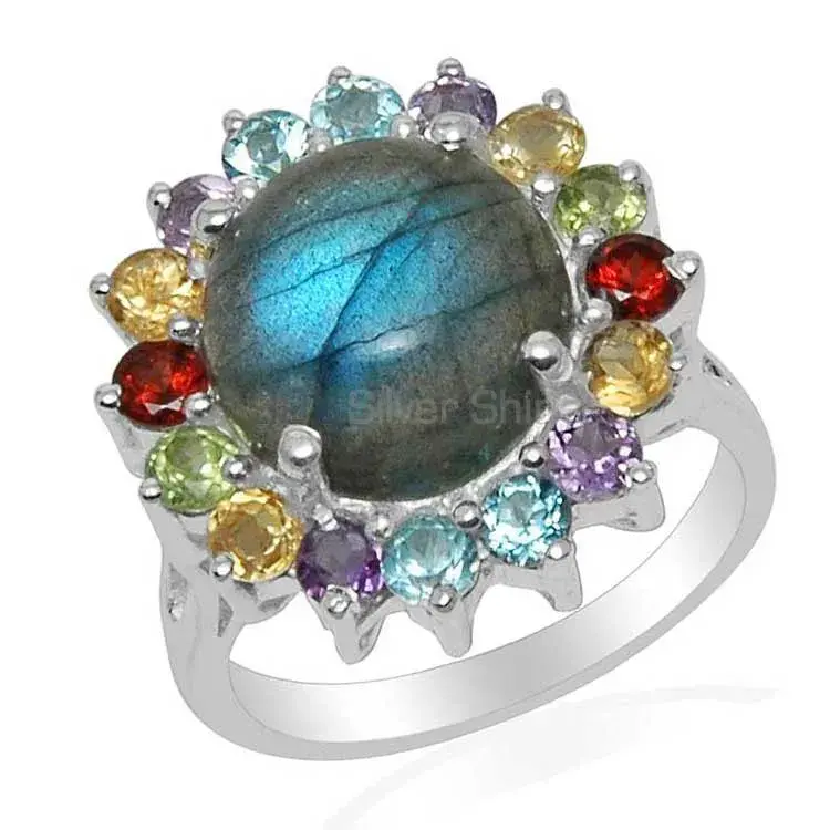 High Quality 925 Sterling Silver Rings In Multi Gemstone Jewelry 925SR1485_0