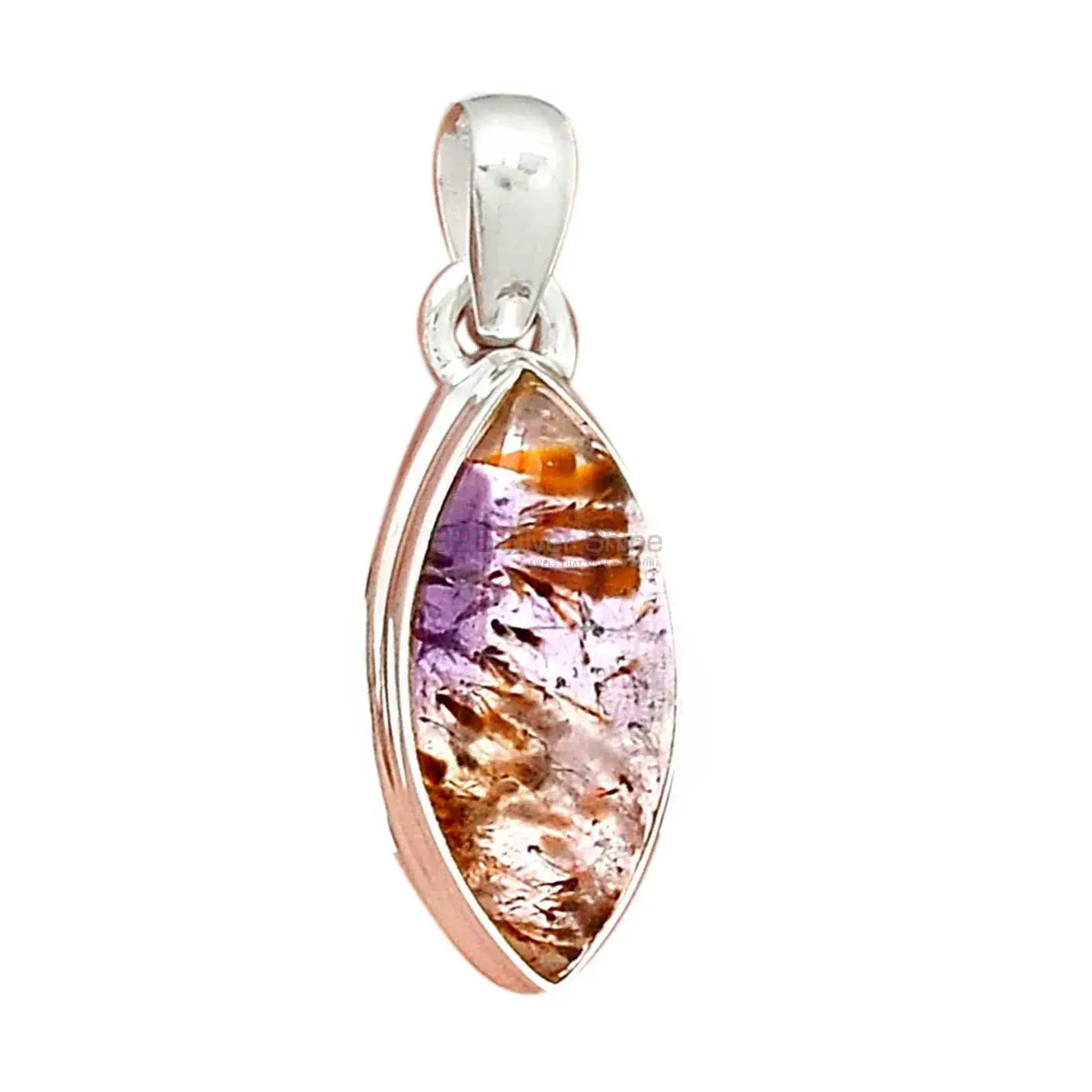 Cacoxenite Gemstone Pendants In 925 Fine Silver Jewelry 925SP180_1