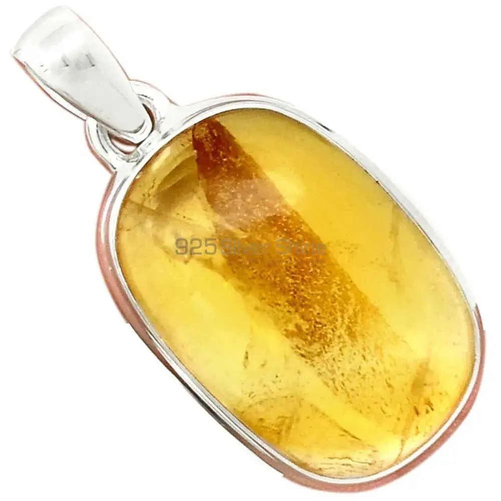 Citrine Gemstone Handmade Pendants In Solid Sterling Silver Jewelry 925SP187_6